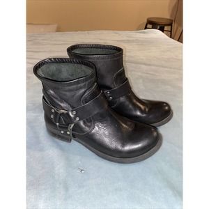 Lucky Brand Black Biker Boots 6 1/2